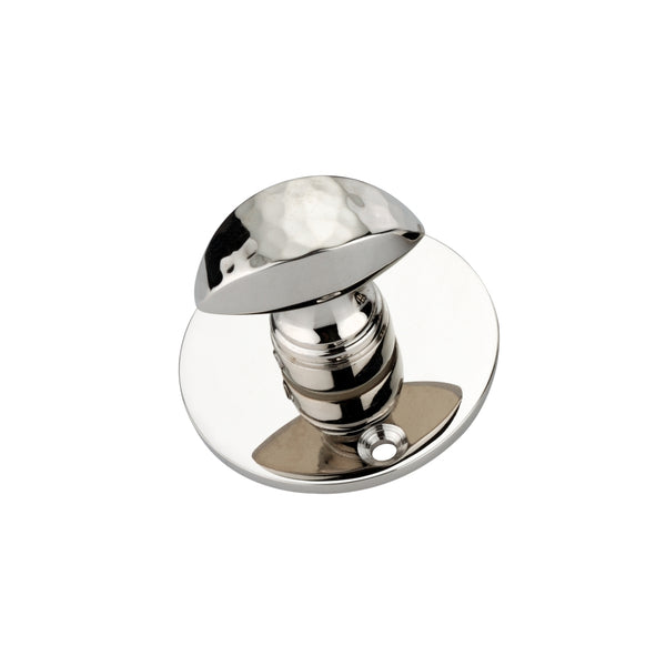 Spira Brass - Hammered Lady Turn & Release - Polished Nickel - SB3116PN - Choice Handles