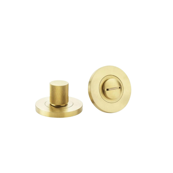 Spira Brass - Connaught Knurled Turn & Release - Satin Brass - SB3117SB