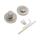 Spira Brass - Connaught Knurled Turn & Release - Satin Nickel - SB3117SN - Choice Handles