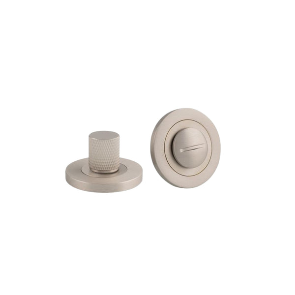 Spira Brass - Connaught Knurled Turn & Release - Satin Nickel - SB3117SN