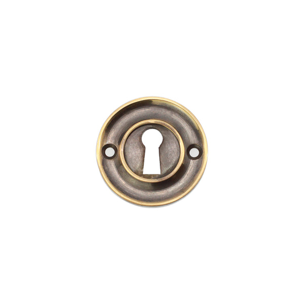 Spira Brass - Slimline Standard Escutcheon - Aged Brass - SB3118AB - Choice Handles