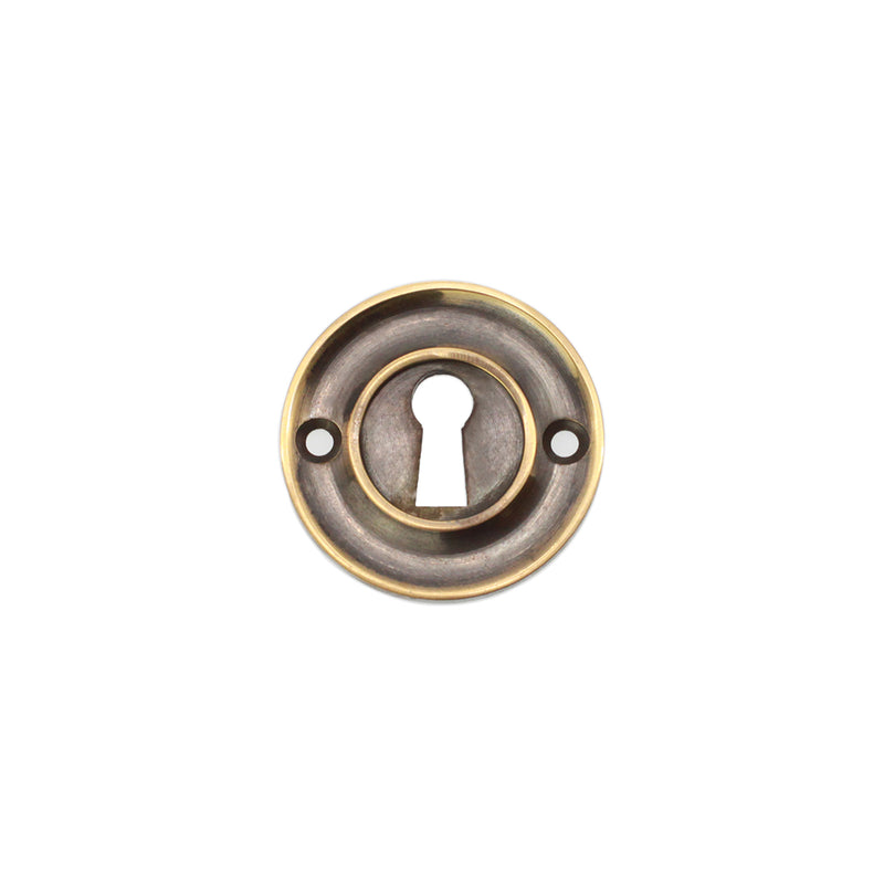 Spira Brass - Slimline Standard Escutcheon - Aged Brass - SB3118AB - Choice Handles