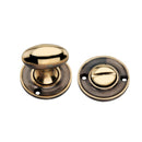 Spira Brass - Slimline Turn & Release - Aged Brass - SB3119AB - Choice Handles