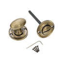 Spira Brass - Slimline Turn & Release - Antique Brass -SB3119ANT - Choice Handles