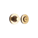 Spira Brass - Linear Knurlmond Thumb Turn & Release Aged Brass - SB3120AB - Choice Handles