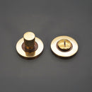 Spira Brass - Linear Knurlmond Thumb Turn & Release Aged Brass - SB3120AB - Choice Handles