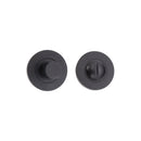Spira Brass - Linear Knurlmond Thumb Turn & Release Matt Black - SB3120BLK - Choice Handles