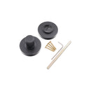 Spira Brass - Linear Knurlmond Thumb Turn & Release Matt Black - SB3120BLK - Choice Handles