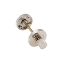 Spira Brass - Linear Knurlmond Thumb Turn & Release Polished Nickel - SB3120PN - Choice Handles