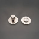 Spira Brass - Linear Knurlmond Thumb Turn & Release Polished Nickel - SB3120PN - Choice Handles