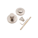 Spira Brass - Linear Knurlmond Thumb Turn & Release Polished Nickel - SB3120PN - Choice Handles