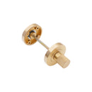 Spira Brass - Linear Knurlmond Thumb Turn & Release Satin Brass - SB3120SB - Choice Handles