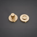 Spira Brass - Linear Knurlmond Thumb Turn & Release Satin Brass - SB3120SB - Choice Handles