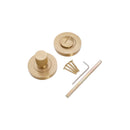 Spira Brass - Linear Knurlmond Thumb Turn & Release Satin Brass - SB3120SB - Choice Handles