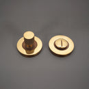 Spira Brass - Jewel Knurlmond Thumb Turn & Release Aged Brass - SB3121AB - Choice Handles