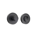 Spira Brass - Jewel Knurlmond Thumb Turn & Release Matt Black - SB3121BLK - Choice Handles