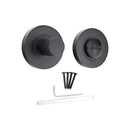 Spira Brass - Jewel Knurlmond Thumb Turn & Release Matt Black - SB3121BLK - Choice Handles