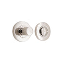 Spira Brass - Jewel Knurlmond Thumb Turn & Release Polished Nickel - SB3121PN - Choice Handles