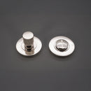 Spira Brass - Jewel Knurlmond Thumb Turn & Release Polished Nickel - SB3121PN - Choice Handles
