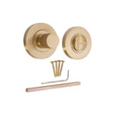Spira Brass - Jewel Knurlmond Thumb Turn & Release Satin Brass - SB3121SB - Choice Handles