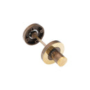Spira Brass - Hammered Knurlmond Thumb Turn & Release Aged Brass - SB3122AB - Choice Handles