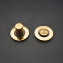 Spira Brass - Hammered Knurlmond Thumb Turn & Release Aged Brass - SB3122AB - Choice Handles