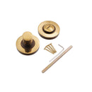 Spira Brass - Hammered Knurlmond Thumb Turn & Release Aged Brass - SB3122AB - Choice Handles