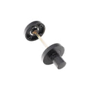 Spira Brass - Hammered Knurlmond Thumb Turn & Release Matt Black - SB3122BLK - Choice Handles