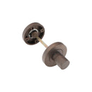 Spira Brass - Hammered Knurlmond Thumb Turn & Release Matt Antique - SB3122MANT - Choice Handles