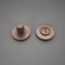 Spira Brass - Hammered Knurlmond Thumb Turn & Release Matt Antique - SB3122MANT - Choice Handles