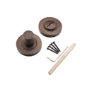 Spira Brass - Hammered Knurlmond Thumb Turn & Release Matt Antique - SB3122MANT - Choice Handles