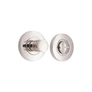 Spira Brass - Hammered Knurlmond Thumb Turn & Release Polished Nickel - SB3122PN - Choice Handles