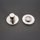 Spira Brass - Hammered Knurlmond Thumb Turn & Release Polished Nickel - SB3122PN - Choice Handles