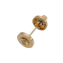 Spira Brass - Hammered Knurlmond Thumb Turn & Release Satin Brass - SB3122SB - Choice Handles