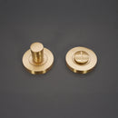 Spira Brass - Hammered Knurlmond Thumb Turn & Release Satin Brass - SB3122SB - Choice Handles
