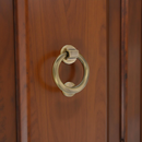 Spira Brass - Ring Door Knocker 110mm  - Antique Brass - SB4104ANT - Choice Handles