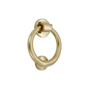 Spira Brass - Ring Door Knocker 110mm  - Polished Brass - SB4104PB - Choice Handles