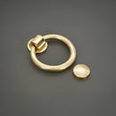 Spira Brass - Ring Door Knocker 110mm  - Polished Brass - SB4104PB - Choice Handles