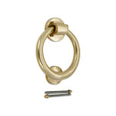Spira Brass - Ring Door Knocker 110mm  - Polished Brass - SB4104PB - Choice Handles