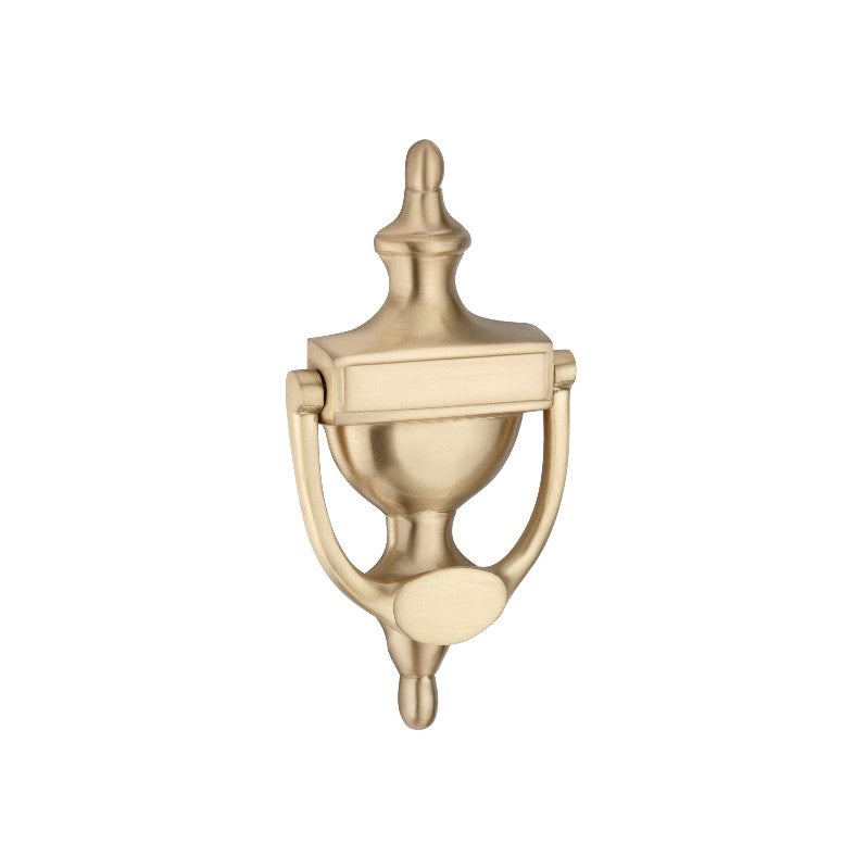 Spira Brass - Victorian Door Knocker 150mm  - Satin Brass - SB4106SB - Choice Handles