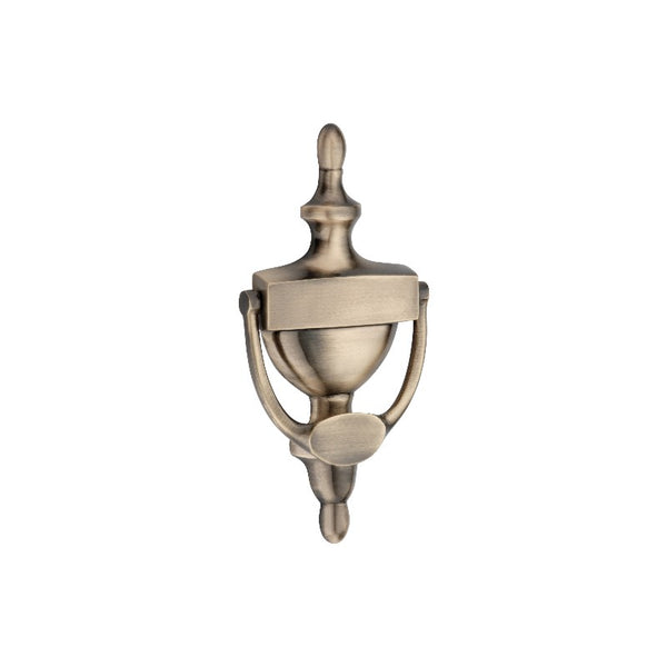 Spira Brass - Victorian Door Knocker 200mm  - Antique Brass - SB4107ANT - Choice Handles