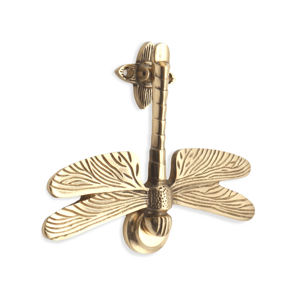 Spira Brass - Dragonfly Door Knocker  - Polished Brass - SB4108PB - Choice Handles