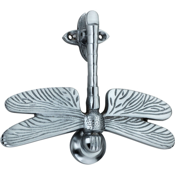 Spira Brass - Dragonfly Door Knocker  - Satin Chrome - SB4108SC - Choice Handles