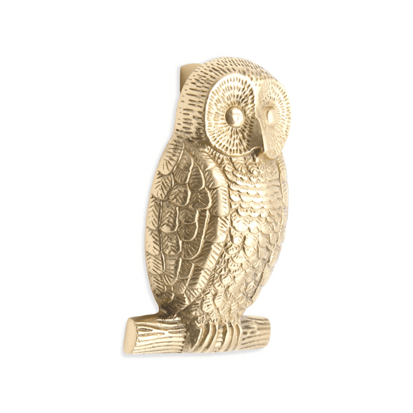 Spira Brass - Owl Door Knocker  - Polished Brass - SB4109PB - Choice Handles