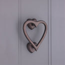 Spira Brass - Heart Door Knocker  - Aged Bronze - SB4110ABZ - Choice Handles