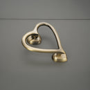 Spira Brass - Heart Door Knocker  - Antique Brass - SB4110ANT - Choice Handles