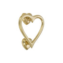 Spira Brass - Heart Door Knocker  - Polished Brass - SB4110PB - Choice Handles