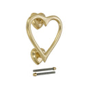 Spira Brass - Heart Door Knocker  - Polished Brass - SB4110PB - Choice Handles