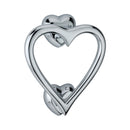 Spira Brass - Heart Door Knocker  - Polished Chrome - SB4110PC - Choice Handles