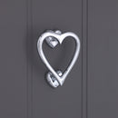 Spira Brass - Heart Door Knocker  - Polished Chrome - SB4110PC - Choice Handles